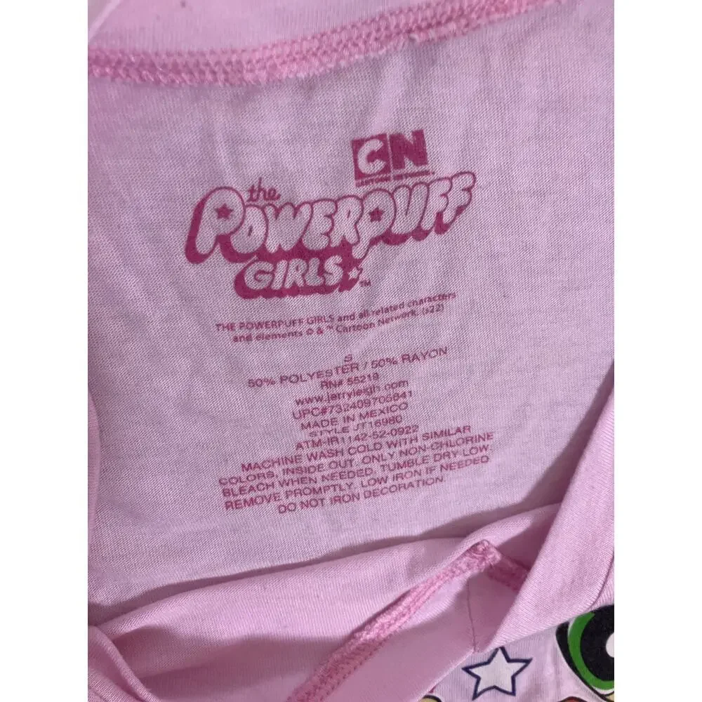 Powerpuff‎ Girls Graphic T-Shirt Women’s Small Rayon Soft Tee Cartoon Network - Picture 3 of 5